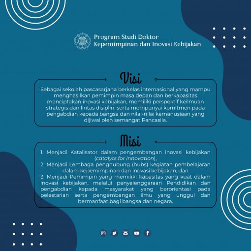 Visi & Misi – Magister Dan Doktor Kepemimpinan Dan Inovasi Kebijakan ...